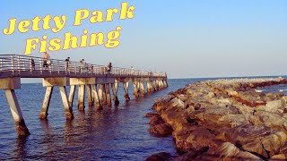 Jetty Park Fishing Adventure  BIG RED FISH CAUGHT  Catch amp Cook  Cape Canaveral FL [upl. by Bloch213]