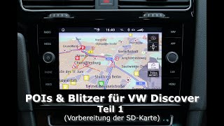 POIs amp Blitzer VW Discover Media amp PRO Teil 1 [upl. by Joell123]