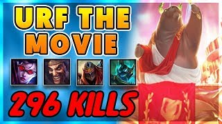 URF THE MOVIE  MY BEST URF GAMES EVER IN 1 VIDEO 296 KILLS  BunnyFuFuu [upl. by Mikihisa]