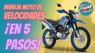 APRENDE A MANEJAR MOTO DESDE CEROS  Maneja Moto Standard  El Mejor Tutorial [upl. by Leveridge]