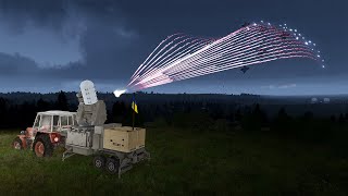 Battle Footage of Ukrainian CRam and Russian Fighters  CIWS Tracer Firing  Arma 3 [upl. by Ruggiero]