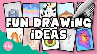 10 EASY THINGS to DRAW when you are bored  Easy Procreate Drawing Ideas [upl. by Chamberlain]