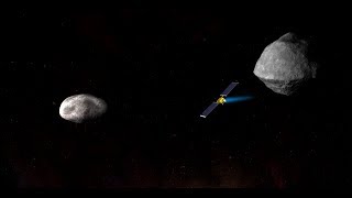 The Double Asteroid Redirection Test DART Hitting an Asteroid Head On [upl. by Ybbil]