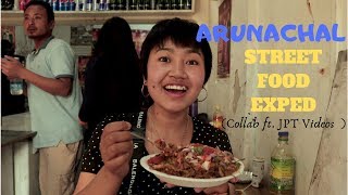 Hidden Street Food in Itanagar  Arunachal  North East  Honiya Dakpe   Collab ft JPT Videos [upl. by Neelahs]