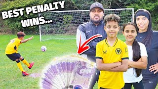 THE BEST FOOTBALL PENALTY WINS £1000  TASH BALLER [upl. by Hourihan]