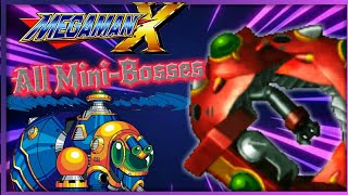 MegaMan X  All MiniBosses [upl. by Seidel]