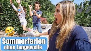 Meine Kinder drehen durch 🤪 Sommerferien ohne Langeweile Pizza selber machen VLOG  Mamiseelen [upl. by Enelec]