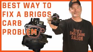 Easiest Way To Fix A Common Briggs Plastic Carburetor Problem [upl. by Kara]