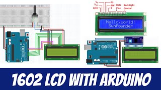 1602 LCD with Arduino  I2C and standard method explained [upl. by Shaylyn]