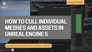 How To Cull Individual Meshes In Unreal Engine 5 [upl. by Nosylla]