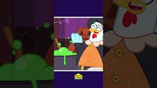 Funny Witch Casting Halloween Magic shorts kidssong halloween abclearningclub [upl. by Annoyed595]