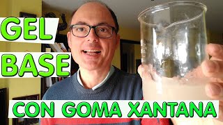 Cómo hacer un GEL BASE con goma XANTANA Solo 4 ingredientes FACILÍSIMO  Y es ECOLÓGICO [upl. by Ellac]