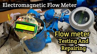 How a Electromagnetic flow meter working  flow meter कैसे रिपेयर करें [upl. by Zurn230]