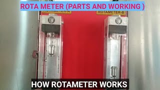 ROTAMETER WORKING  HOW TO WORK ROTA METER  CUNSTRATION DETAIL OF ROTA METER  ROTA METER [upl. by Khalid]