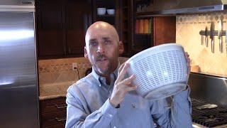 20200514 Review OXO Salad Spinner [upl. by Dlorad375]