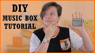 HOW TO Make Music By Punching Holes DIY Music Box Tutorial [upl. by Naujad]