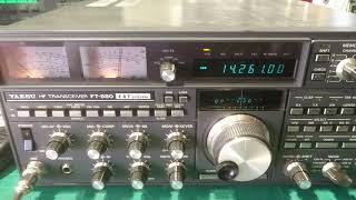 Initial SSB RX test on an Yaesu FT980 [upl. by Udelle]