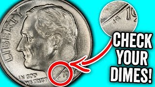 RARE DIME NO quotJSquot INITIALS  1954 ROOSEVELT DIME WORTH MONEY [upl. by Adachi714]