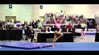 Gabby Van Frayen 9775 Floor Development Program National Championships [upl. by Ardnassak]