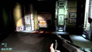 Doom 3 walkthrough  Delta Labs  Sector 3 [upl. by Eatnohs234]