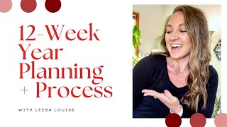 12 Week Year Planning  Process and 5 Tips for YOU [upl. by Euginimod]