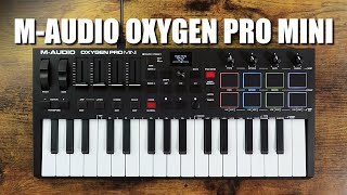 Best 32 Key Midi Controller  MAudio Oxygen Pro Mini Unboxing amp First Look [upl. by Daniyal]