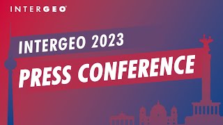 INTERGEO 2023  PRESS CONFERENCE [upl. by Eneloj]