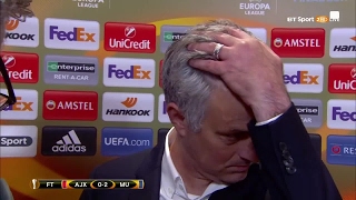 Classic Jose Mourinhos full interview after Manchester United win the Europa League [upl. by Ahsenrat]