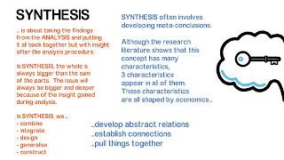 Literature Reviews Moving from description to analysis synthesis amp evaluation [upl. by Alad]