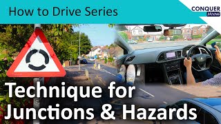 Technique for approaching junctions and hazards  makes driving easier two stage stop [upl. by Anama]