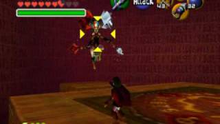 Legend of Zelda Ocarina of Time Walkthrough 13 99 quotSpirit Temple TWINROVAquot [upl. by Belayneh780]