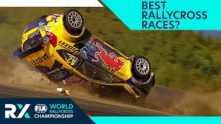 BEST of RALLYCROSS World RX crashes epic overtakes roll overs spins and more [upl. by Erreipnaej]