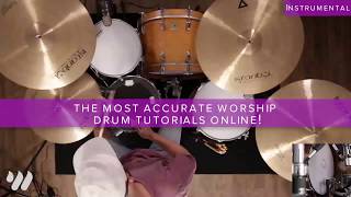 Grateful  Elevation Worship  Drum Tutorial [upl. by Anitnemelc]