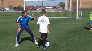 Soccer Training  Defending Technique 1 [upl. by Goode]