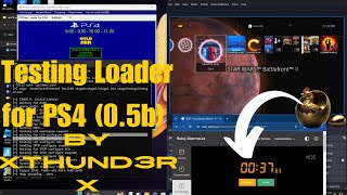 PS4 Jailbreak Testing PPPwn Loader for PS4 05b by xThund3Rx [upl. by Melena143]