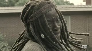 Michonne saves Judith from The Kids  THE WALKING DEAD 9x14 HD Scene [upl. by Trilbee841]