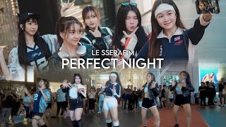 KPOP IN PUBLIC  ONE TAKE LE SSERAFIM르세라핌 Perfect Night Dance Cover by 1119DH  IONIQ  MALAYSIA [upl. by Yobybab]