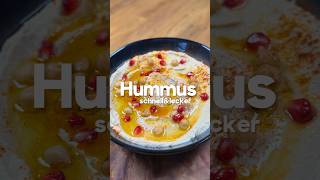 Selbstgemachter Hummus in Sekunden Perfekter Dip für eure Snacks 👩‍🍳hummus diy rezept [upl. by Mufinella]