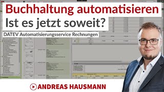 Buchhaltung automatisieren in DATEV Rechnungswesen mit dem DATEV Automatisierungsservice Rechnungen [upl. by Seravat]