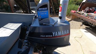 yamaha 99 oil change [upl. by Olds614]