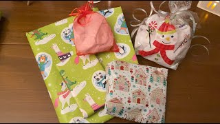 ASMR Wrapping Christmas Gifts with You whisper version  Wrapping paper cutting and taping [upl. by Assennav744]