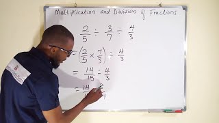 Multiplication And Division Of Fractions [upl. by Ebony683]