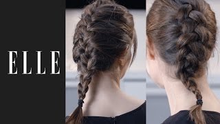 Tresse africaine VS Dutch braid┃ELLE Coiffure [upl. by Ellsworth]