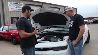 Camaro SS gets BOOSTED w turbo kit amp tuned  HPP Racing [upl. by Oiralednac446]