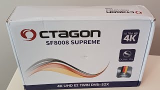 Octagon SF8008 Supreme 4K Enigma2 Linux Uydu Alıcı [upl. by Emarej]