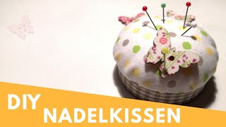 Nadelkissen nähen ohne Schnittmuster in nur 6 Minuten  DIY [upl. by Yenattirb]