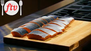 How to Fillet a Salmon like a True Masterchef  Masterclass [upl. by Dianna920]