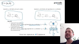 Werkzeugkasten Automatentheorie 02  Produkt und Summenautomat [upl. by Lynea]