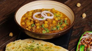 Gobble  Easy Chole amp Kulcha  Delhi Style Chole [upl. by Ennairb524]