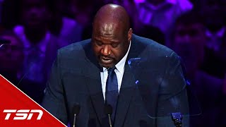 quotKobe youre Heavens MVPquot  Shaqs speech at Kobe and Gianna Bryants memorial [upl. by Skees854]